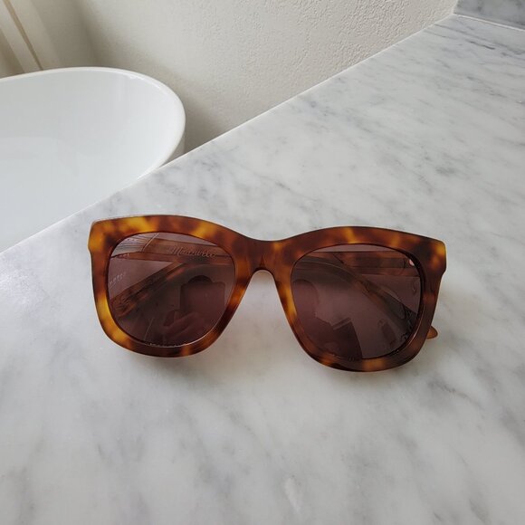 Madewell Leopard Sunglasses - Picture 1 of 4
